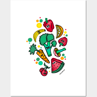 Fruits N Veggies Posters and Art